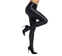 Gatta Black BRILLANT Collant - nero, coprente, lucido, snellente, elegante, resistente, elasticizzato, super qualità, ultra moda, snellente, molto confortevole (M)