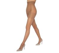 Gatta Collant Body Plus Size 15DEN collant classico per donne dalle forme abbondante, elegante, elastico, resistente, estensibile, rinforzato, resistente, confortevole (beige, XXL)
