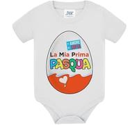 Gattablu Body neonato neonata La mia Prima Pasqua sorpresa ovetto, personalizzato con nome di bimbo o bimba! Uovo divertente!