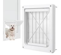 Gattaiola per cani e cani con microchip | ABS | Porta a battente trasparente Canis | Porta Peer chiara sicura, , parete della casa