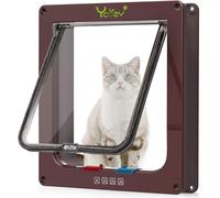 Gattaiola per Gatti - Porta per Gatti E Cani - Gattaiola Porta Basculante per Ga