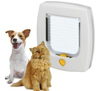 Gattaiola Porta per Gatti Entrata e uscita controllabile 4 vie Porticina per