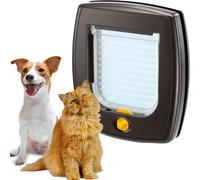Gattaiola, Porta per Gatti per Vetro Muro, Porta Basculante per Cani Piccoli, En