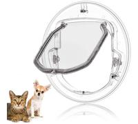 Gattaiola resistente alle intemperie, cancello trasparente dal design professionale per gatti e cani di piccola taglia, che garantisce un ac