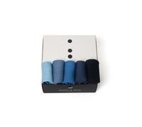 GATTI A POIS Box N.5 Calze a Costine Sfumature di Blu 2.0 (IT, Numero, 45, 47, Regular, Regular, Multicolore)