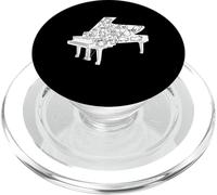 Gatti al pianoforte - Pianista amante dei gatti Pianista PopSockets PopGrip per MagSafe