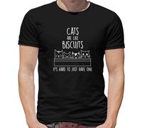 Gatti Are Like Biscuits, It's Rigido A Have Uno T-Shirt - - Animali -