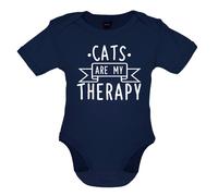 Gatti Are My Therapy - Bambino T-Shirt / Body - Animali Love Domestici Amante