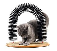 Gatti Auto toelettatore Massaggiatore Automatico del Gatto, Massaggiatore Pieghevole del Gatto, 3 in 1 Arco Funzionale del Gatto