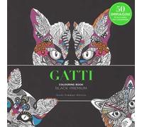 Gatti. Black premium. Colouring book antistress