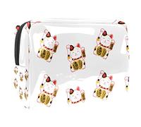 Gatti carini Giappone modello Spazzola trucco bellezza borsa organizzatore cosmetici Pouch