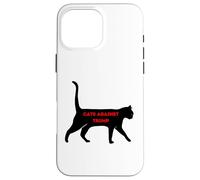 Gatti contro Trump Carino Divertente Non il mio Presidente Custodia per iPhone 16 Pro Max