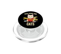 Gatti Crime Detective Romanzo Reader Lettura Thriller PopSockets PopGrip per MagSafe