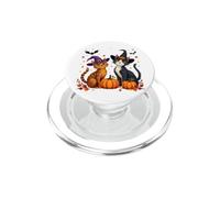Gatti di Halloween con cappelli da strega con disegno di PopSockets PopGrip per MagSafe