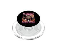 Gatti divertenti fammi vedere le dita dei piedi PopSockets PopGrip per MagSafe