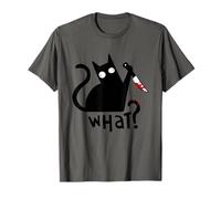 Gatti divertenti Gattino Mamma gatto Gatto psicopatico Maglietta