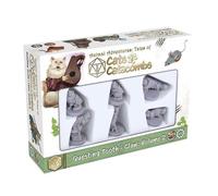 Gatti e catacombe alla ricerca di denti e artigli Miniature in plastica altament