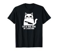 Gatti e serie True Crime, True Crime And Cats Maglietta