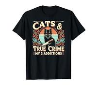 Gatti e serie True Crime, True Crime And Cats Maglietta