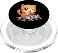 Gatti e Sushi Cibo Giapponese Gattino Kawaii Anime PopSockets PopGrip per MagSafe