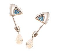 Gatti fatti a mano Piercing Orecchio Orecchini Con Zirconi Alla Moda Osso Unghie Donne Accessori Eleganti Gioielli Per Il Corpo In Acciaio Inox Gatti Osso, Misura unica, come descritto, come descritto