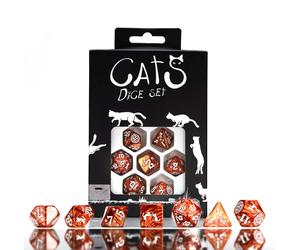 Gatti Focaccina Dadi Set Caramello Bianco Ruolo Giocare Giochi Q-Workshop LOVERS