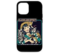 Gatti Galore Vintage Artigli ed Effetto Custodia per iPhone 12/12 Pro