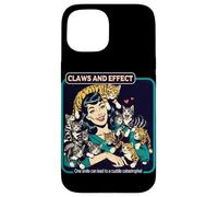 Gatti Galore Vintage Artigli ed Effetto Custodia per iPhone 15