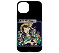 Gatti Galore Vintage Artigli ed Effetto Custodia per iPhone 15 Plus