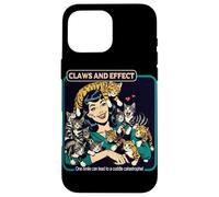 Gatti Galore Vintage Artigli ed Effetto Custodia per iPhone 16 Pro Max