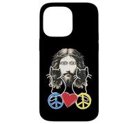 Gatti Gatto Peace Peace Simbolo Cuore Cuore Gesù Amico Animale Custodia per iPhone 14 Pro Max