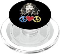 Gatti Gatto Peace Peace Simbolo Cuore Cuore Gesù Amico Animale PopSockets PopGrip per MagSafe