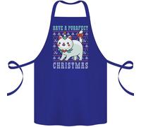 Gatti Hanno un Natale Perfetto Divertente Grembiule di Cotone 100% Biologico