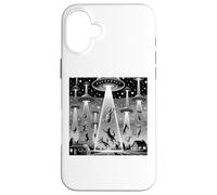 Gatti irradiati da UFO Flying Saucers | Strano alieno Custodia per iPhone 16 Plus