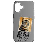 Gatti Papà Gatto Gatto-Timbro Padri Accessori Gatti Custodia per iPhone 16