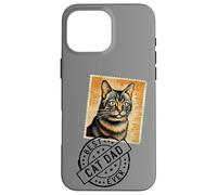 Gatti Papà Gatto Gatto-Timbro Padri Accessori Gatti Custodia per iPhone 16 Pro Max