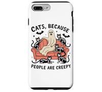 Gatti perché le persone sono fantasmi inquietanti Custodia per iPhone 7 Plus/8 Plus