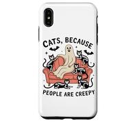 Gatti perché le persone sono fantasmi inquietanti Custodia per iPhone XS Max
