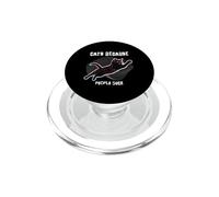 Gatti perché le persone succhiano l'amante dei gatti scuri PopSockets PopGrip per MagSafe
