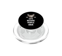 Gatti perché le persone succhiano Sphynx Amante dei gatti PopSockets PopGrip per MagSafe