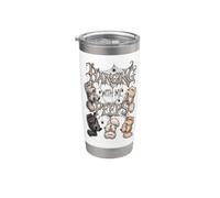 Gatti persiani appesi con i migliori amici ragnatele ragnatele ragnatele Bicchiere termico in acciaio inox doppia parete