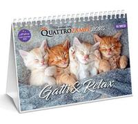 Gatti & relax. Calendario da tavolo 16 mesi