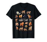 Gatti Selvatici - La diversità dei Grandi felini Maglietta