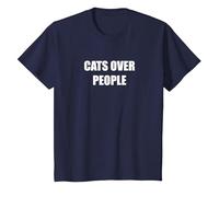 Gatti sopra Le Persone Maglietta, Bambini, Navy, 12 Anni