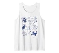 Gatti Spaziali retrò e Animali cosmici Astronauta Arte Canotta