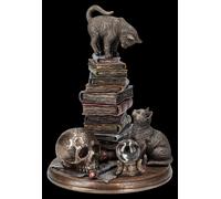 Gatti Statue Giocare Nella Cucina Strega - Veronese - Decorativa 18,5cm