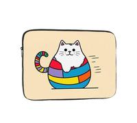 Gatti variopinti che stampano l'accessorio essenziale della cassa del computer portatile a 13 pollici per il pendolarismo e l'uso dell'