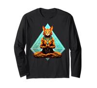 Gatti Yoga/Gatto Yogi Maglia a Manica