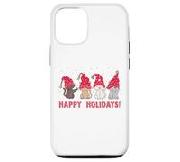 Gattini divertenti che indossano cappelli di Natale Happy Custodia per iPhone 12/12 Pro