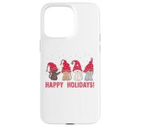 Gattini divertenti che indossano cappelli di Natale Happy Custodia per iPhone 15 Pro Max